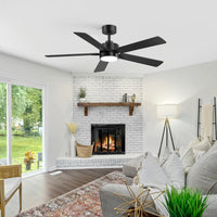 52-Inch Ceiling Fan with LED Light and Remote