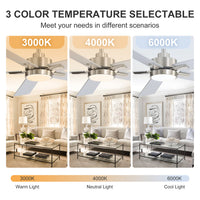 52-Inch Ceiling Fan with LED Light and Remote