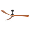 72-Inch Walnut 3-Blade Ceiling Fan with Remote Control
