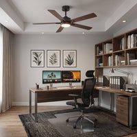 52-Inch Ceiling Fan with LED Light and Remote