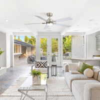 52-Inch Ceiling Fan with LED Light and Remote