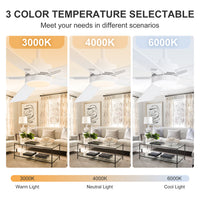 52-Inch Ceiling Fan with LED Light and Remote